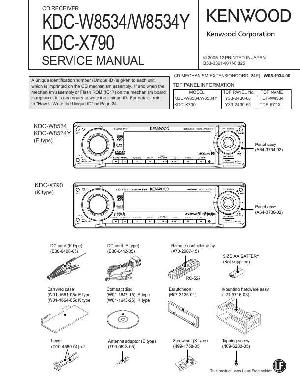 Сервисная инструкция Kenwood KDC-W8534, KDC-X790 ― Manual-Shop.ru