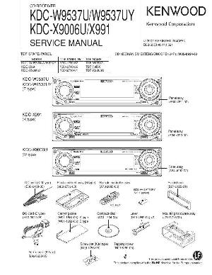 Service manual Kenwood KDC-W9537U, KDC-X991, KDC-X9006U ― Manual-Shop.ru