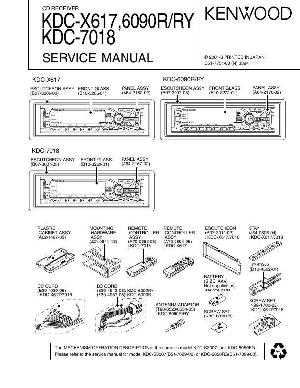 Service manual Kenwood KDC-X617, KDC-6090, KDC-7018 ― Manual-Shop.ru