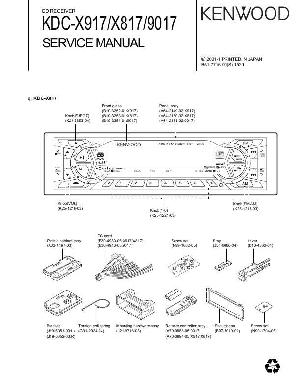 Service manual Kenwood KDC-X879 ― Manual-Shop.ru