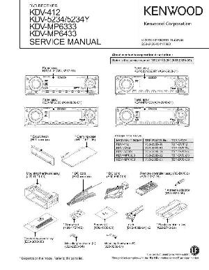 Сервисная инструкция Kenwood KDV-412, KDV-5234, KDV-MP6333, KDV-MP6433 ― Manual-Shop.ru