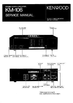 Service manual Kenwood KM-106 ― Manual-Shop.ru