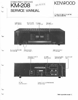 Service manual Kenwood KM-208 ― Manual-Shop.ru