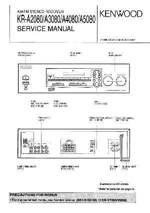 Сервисная инструкция Kenwood KR-A2080, KR-A3080, KR-A4080, KR-A5080  ― Manual-Shop.ru