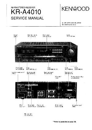 Сервисная инструкция Kenwood KR-A4010 ― Manual-Shop.ru