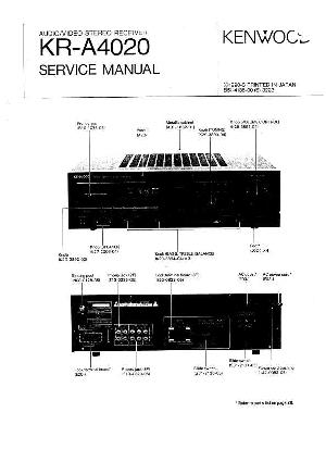 Сервисная инструкция Kenwood KR-A4020 ― Manual-Shop.ru