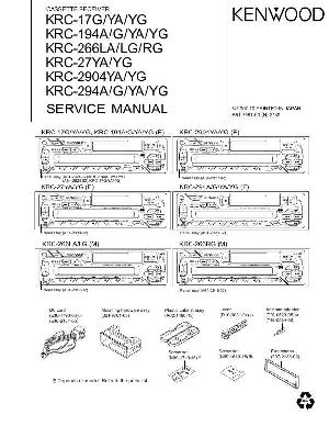 Сервисная инструкция Kenwood KRC-17G, KRC-194, KRC-266, KRC-27, KRC-2904, KRC-294 ― Manual-Shop.ru