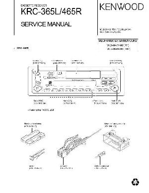 Сервисная инструкция Kenwood KRC-365L, KRC-465R ― Manual-Shop.ru