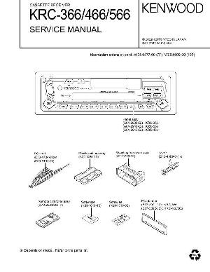 Сервисная инструкция Kenwood KRC-366, KRC-466, KRC-566 ― Manual-Shop.ru