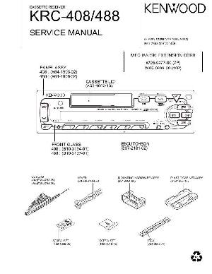Service manual Kenwood KRC-408, KRC-488 ― Manual-Shop.ru