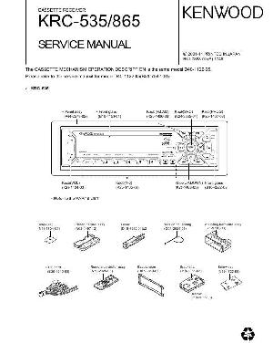 Сервисная инструкция Kenwood KRC-535, KRC-865 ― Manual-Shop.ru