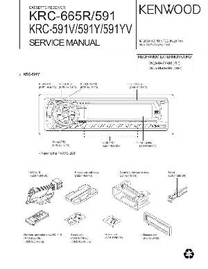 Сервисная инструкция Kenwood KRC-591, 665R  ― Manual-Shop.ru