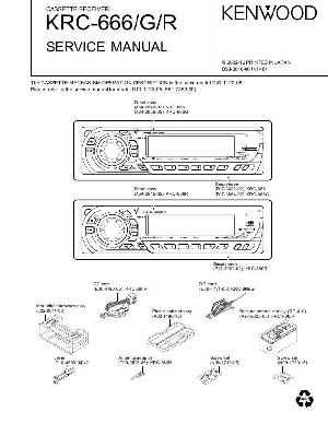 Сервисная инструкция Kenwood KRC-666G, KRC-666R ― Manual-Shop.ru