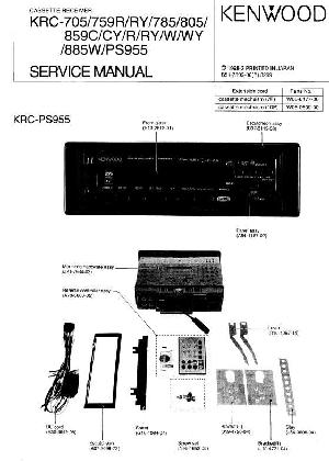 Сервисная инструкция Kenwood KRC-705, KRC-759, KRC-785, KRC-805, KRC-859R, KRC-885W, KRC-PS955 ― Manual-Shop.ru
