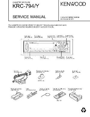 Сервисная инструкция Kenwood KRC-794 ― Manual-Shop.ru