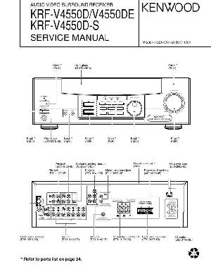 Сервисная инструкция Kenwood KRF-V4550D  ― Manual-Shop.ru
