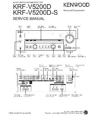 Service manual Kenwood KRF-V5200D ― Manual-Shop.ru