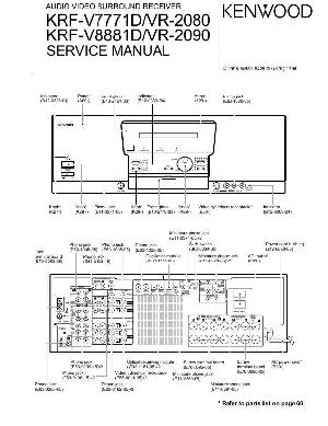 Сервисная инструкция Kenwood KRF-V7771D, KRF-V8881D, VR-2080, VR-2090 ― Manual-Shop.ru