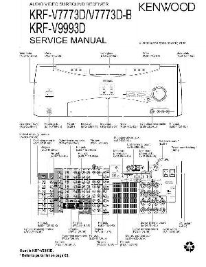 Сервисная инструкция Kenwood KRF-V7773D, KRF-V9993D ― Manual-Shop.ru