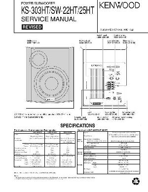 Сервисная инструкция Kenwood KS-303HT, SW-22HT, SW-25HT ― Manual-Shop.ru