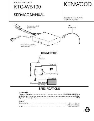 Сервисная инструкция Kenwood KTC-WB100 ― Manual-Shop.ru