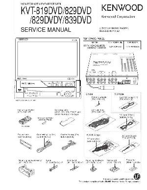 Сервисная инструкция Kenwood KVT-819DVD, KVT-829DVD, KVT-839DVD ― Manual-Shop.ru