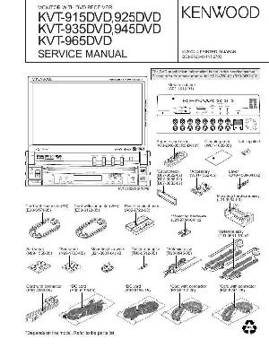 Сервисная инструкция Kenwood KVT-915DVD, KVT-925DVD, KVT-935DVD, KVT-945DVD, KVT-965DVD ― Manual-Shop.ru