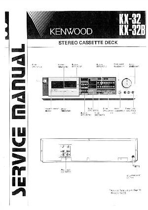Сервисная инструкция Kenwood KX-32, KX-32B ― Manual-Shop.ru