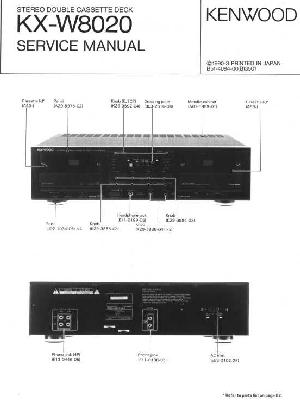 Сервисная инструкция Kenwood KX-W8020 ― Manual-Shop.ru