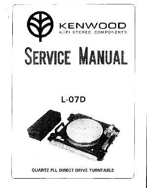 Сервисная инструкция Kenwood L-07D ― Manual-Shop.ru