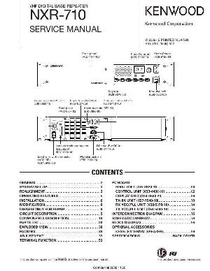 Сервисная инструкция Kenwood NXR-710 ― Manual-Shop.ru