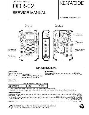 Сервисная инструкция Kenwood ODR-02 ― Manual-Shop.ru