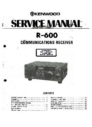 Сервисная инструкция Kenwood R-600 ― Manual-Shop.ru