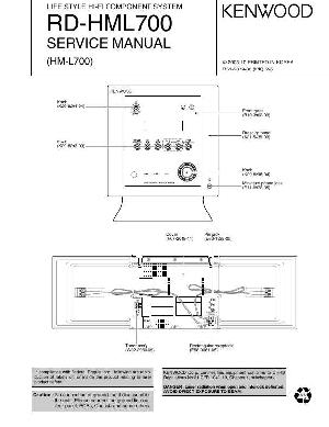 Сервисная инструкция Kenwood RD-HML700 (HM-L700) ― Manual-Shop.ru