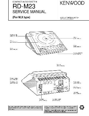 Service manual Kenwood RD-M23 ― Manual-Shop.ru