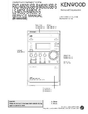 Сервисная инструкция Kenwood RX-M505USB ― Manual-Shop.ru