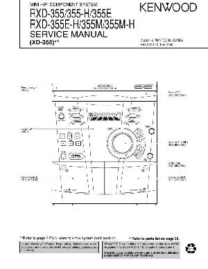 Сервисная инструкция Kenwood RXD-355 ― Manual-Shop.ru
