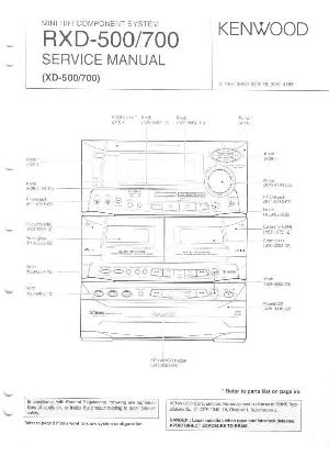Сервисная инструкция Kenwood RXD-500, RXD-700 ― Manual-Shop.ru