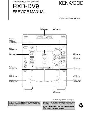 Сервисная инструкция Kenwood RXD-DV9 ― Manual-Shop.ru