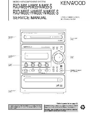 Сервисная инструкция Kenwood RXD-M55-H, RXD-M55-S ― Manual-Shop.ru