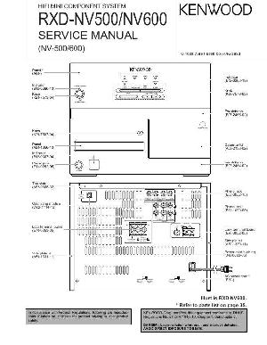 Сервисная инструкция Kenwood RXD-NV500, RXD-NV600 ― Manual-Shop.ru