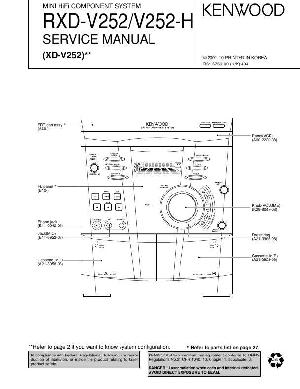 Service manual Kenwood RXD-V252, XD-V252 ― Manual-Shop.ru