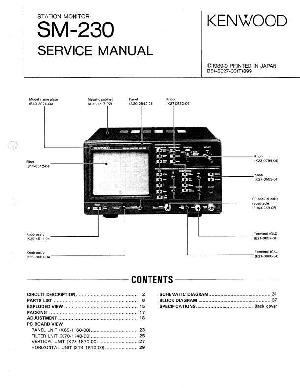 Сервисная инструкция Kenwood SM-230 ― Manual-Shop.ru
