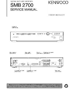 Сервисная инструкция Kenwood SMB-2700 ― Manual-Shop.ru