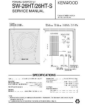 Сервисная инструкция Kenwood SW-26HT ― Manual-Shop.ru