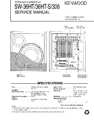 Сервисная инструкция Kenwood SW-36HT ― Manual-Shop.ru