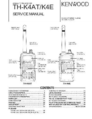 Сервисная инструкция Kenwood TH-K4 ― Manual-Shop.ru