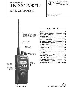 Сервисная инструкция Kenwood TK-3212, TK-3217 ― Manual-Shop.ru