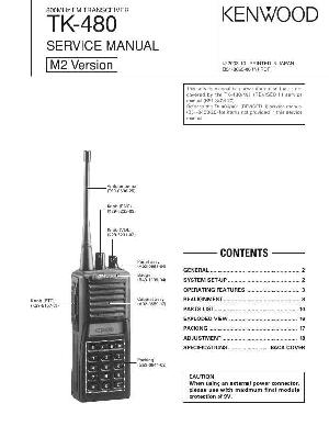 Сервисная инструкция Kenwood TK-480 ― Manual-Shop.ru