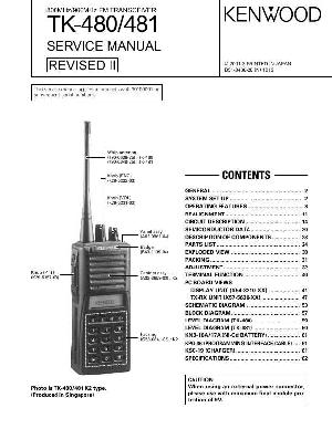 Сервисная инструкция Kenwood TK-480 481 ― Manual-Shop.ru